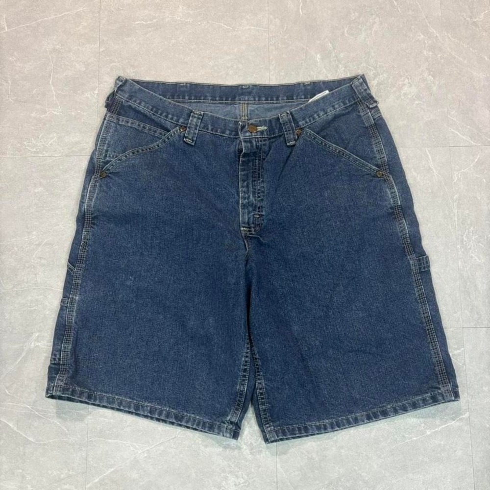 Lee blue denim carpenter jorts Size 36" #skater #denim - Picture 6 of 7